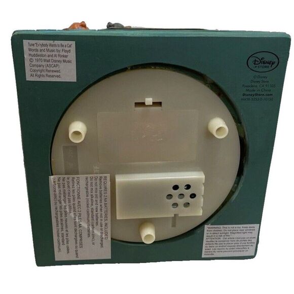 Disney Aristocats 40th Anniversary Music Box Snow globe Lights Up tested Holiday - Picture 10 of 16